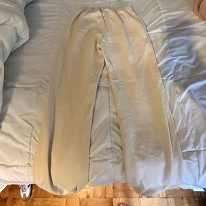 Ivory sweatpants Brandy Melville.